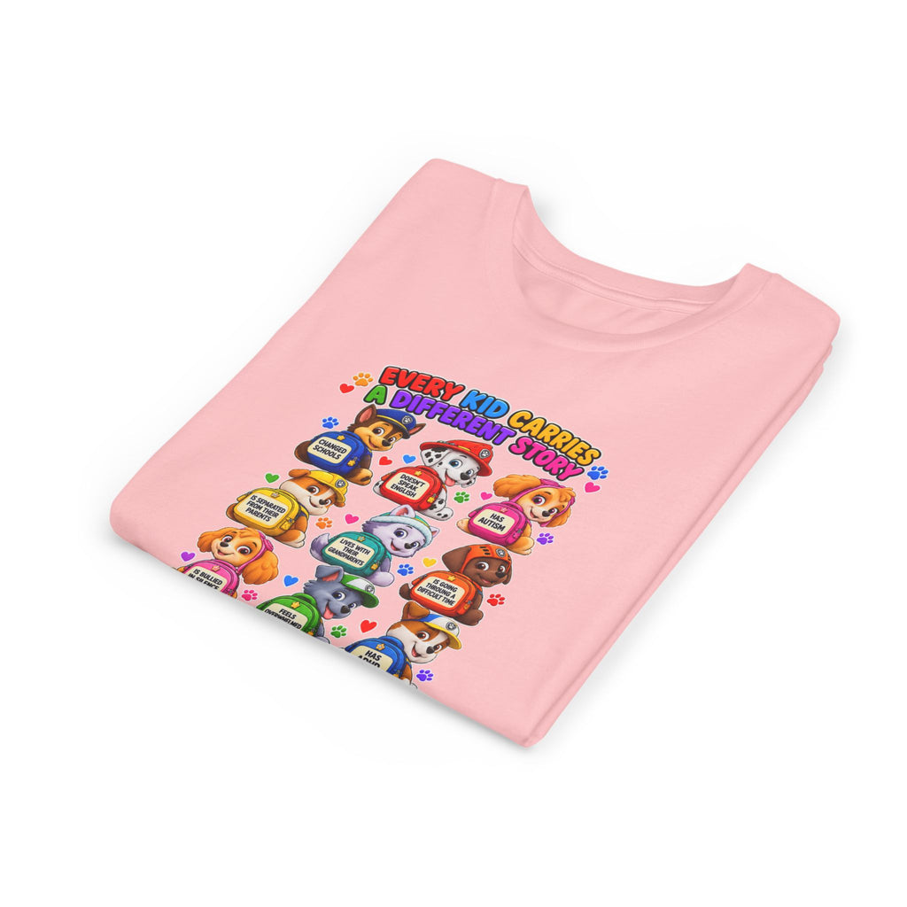 Be Kind Youth Short Sleeve Tee – Colorful Cartoon Character Shirt