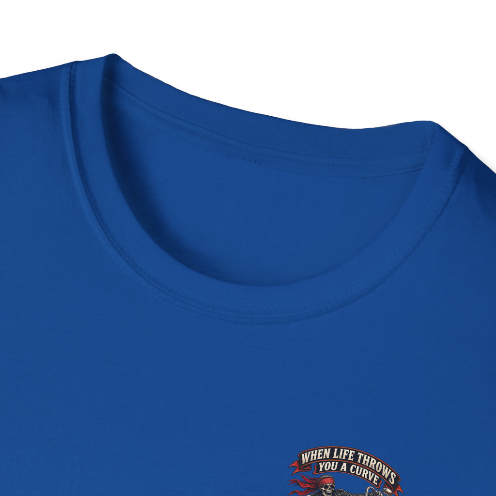 Motorcycle Rider Skull Tee — Born to Ride Graphic T-Shirt