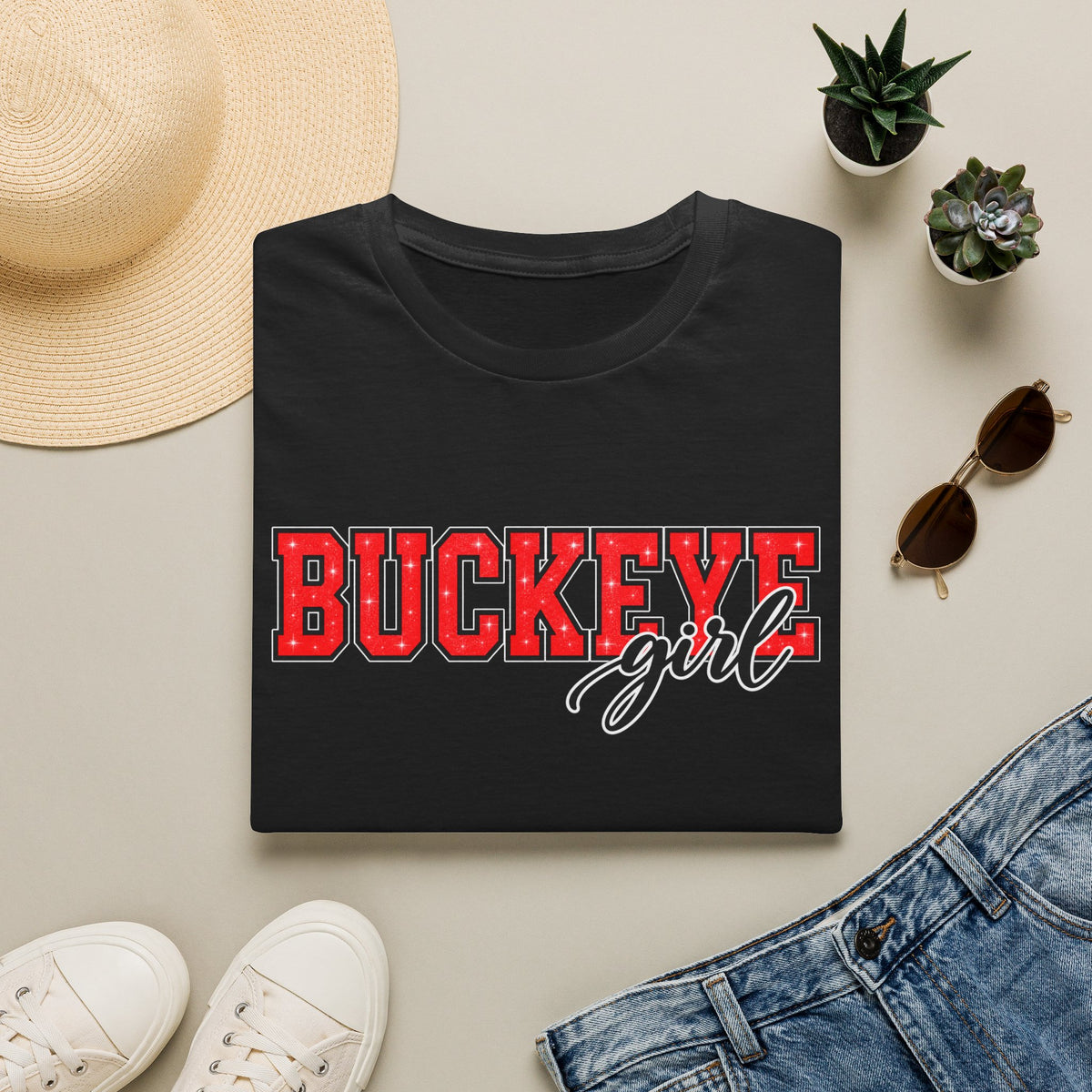 Buckeye Girl T-Shirt — Ohio State Football Fan Tee