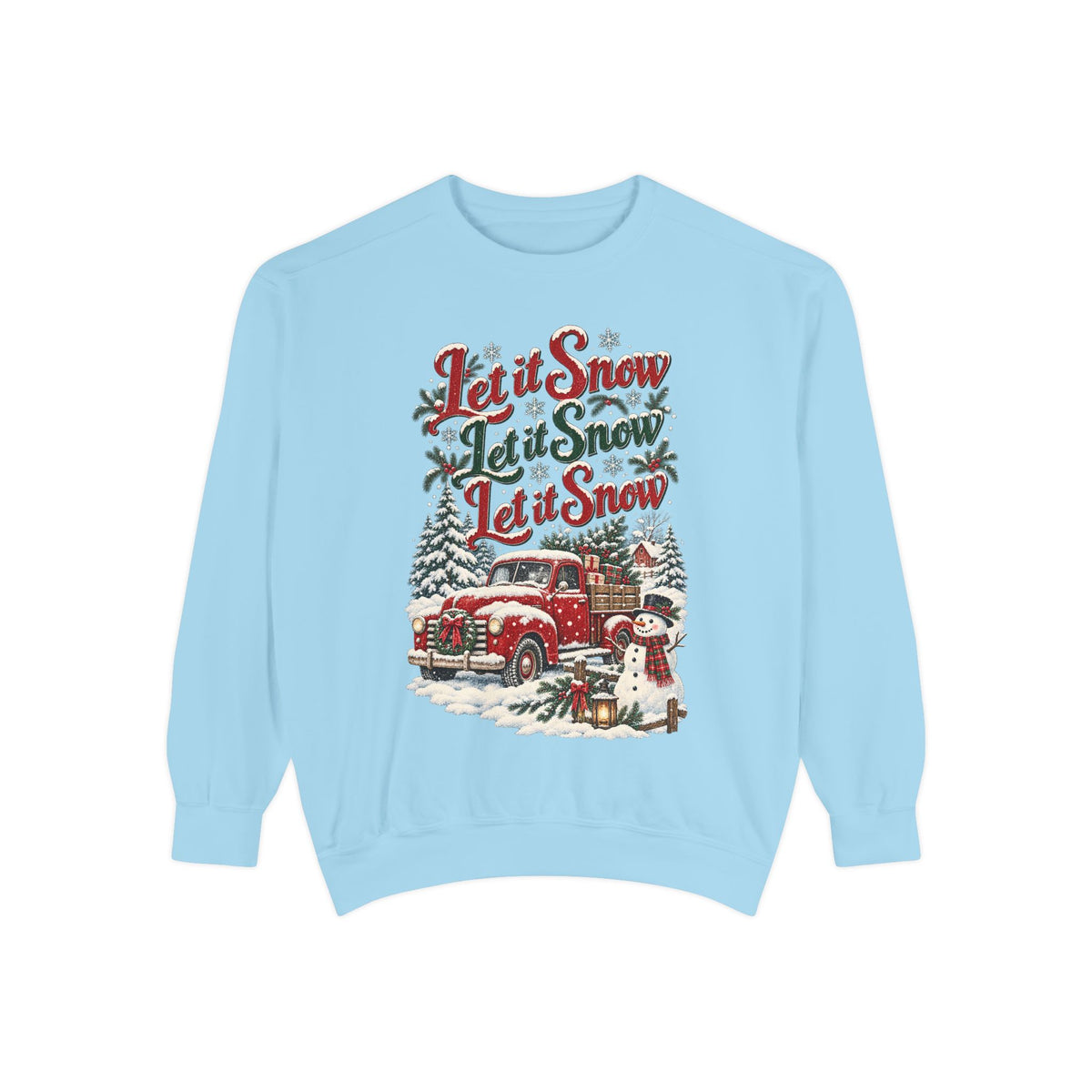 Let It Snow Vintage Truck Sweatshirt