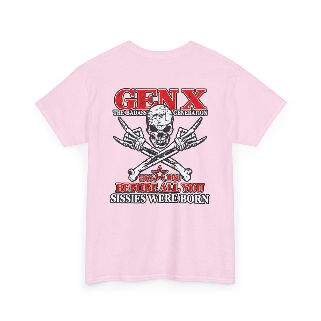Gen X T‑Shirt — "The Badass Generation" Skull & Crossbones Retro Tee