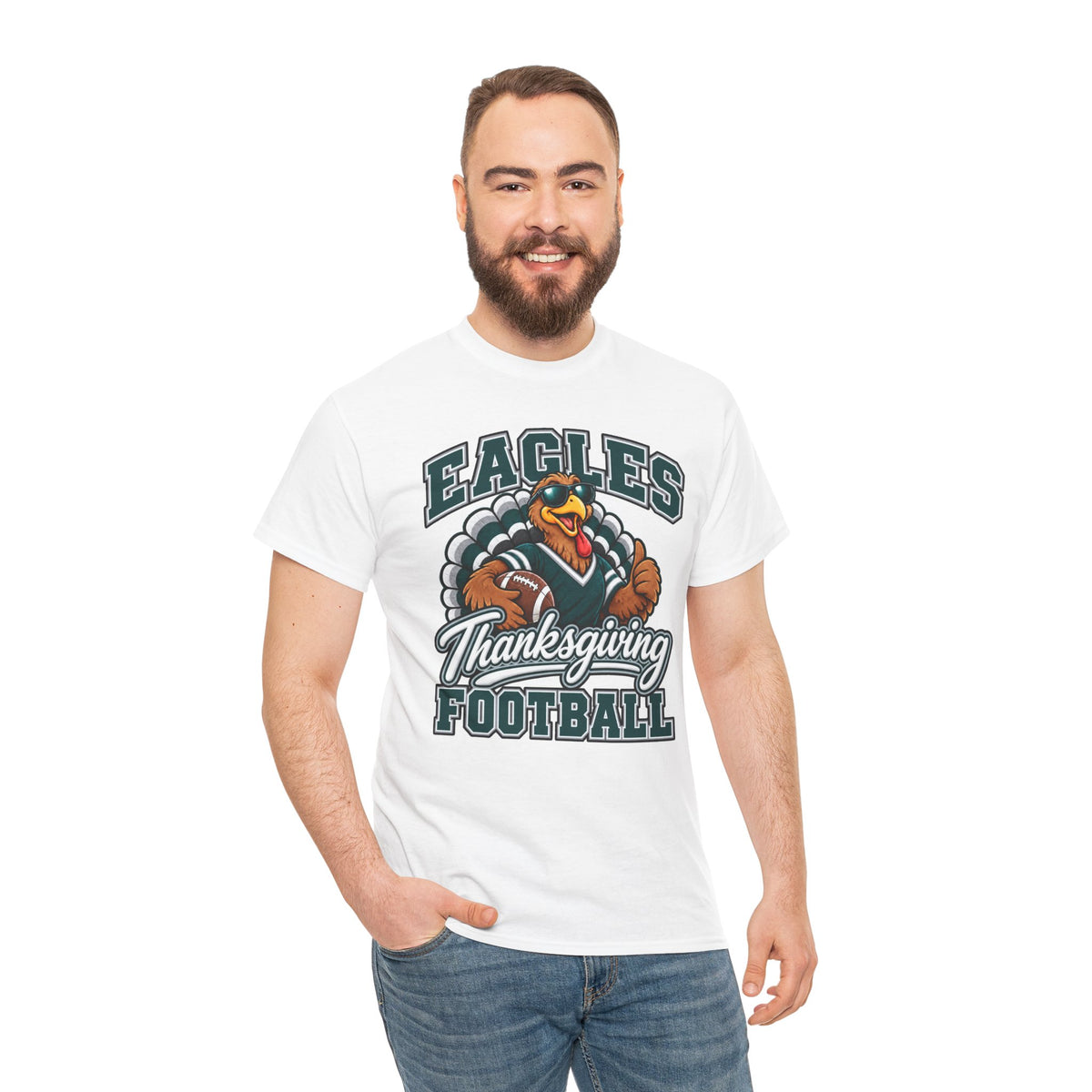 Eagles Thanksgiving Football Tee