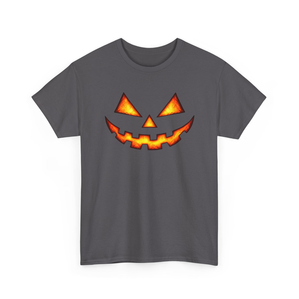 Jack-O'-Lantern Pumpkin Scary Face T-Shirt — Halloween Horror Costume Tee