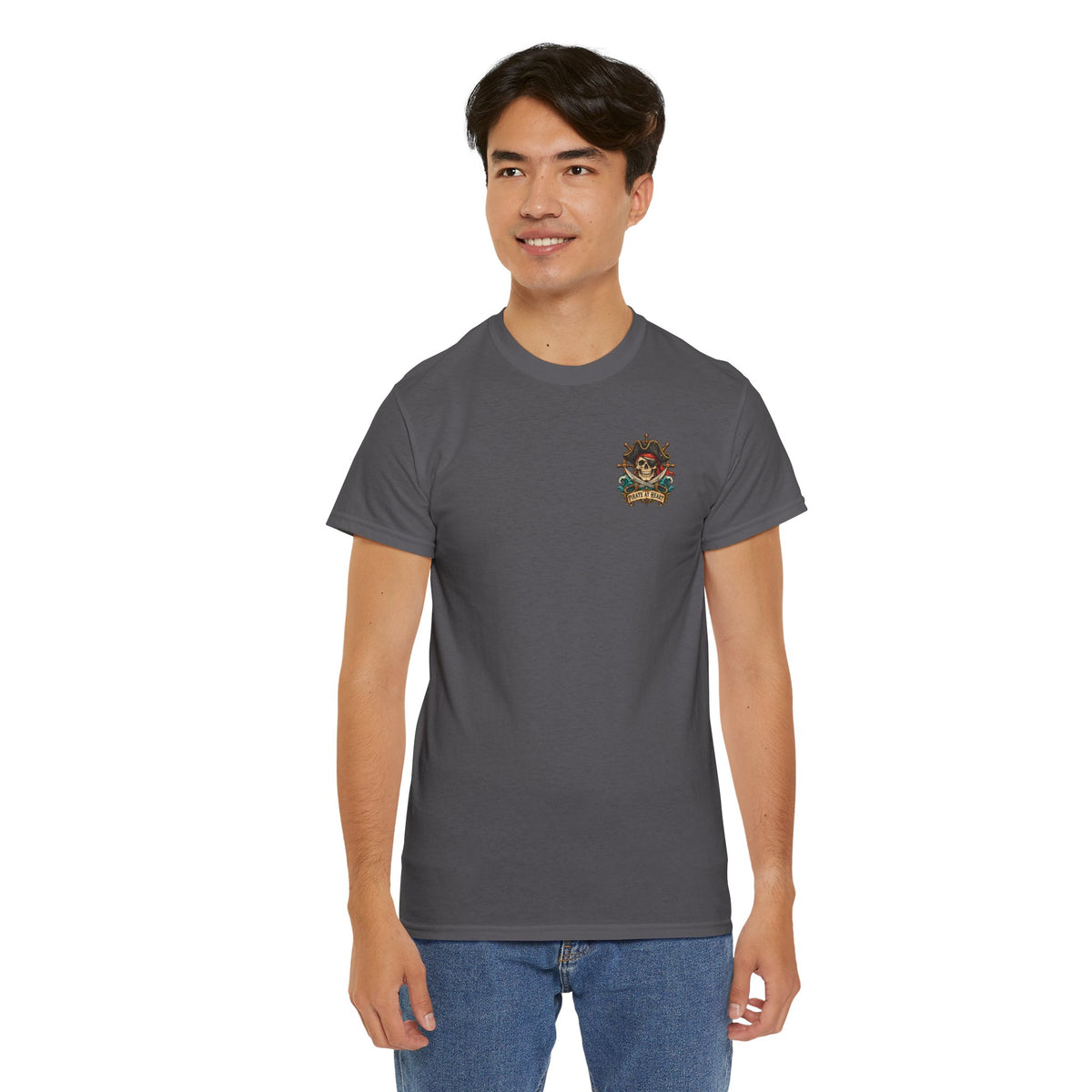 Pirate Skull Tee — "I Was a Pirate" Nautical Skull, Water • Alcohol • Booty • Boats Graphic T‑Shirt