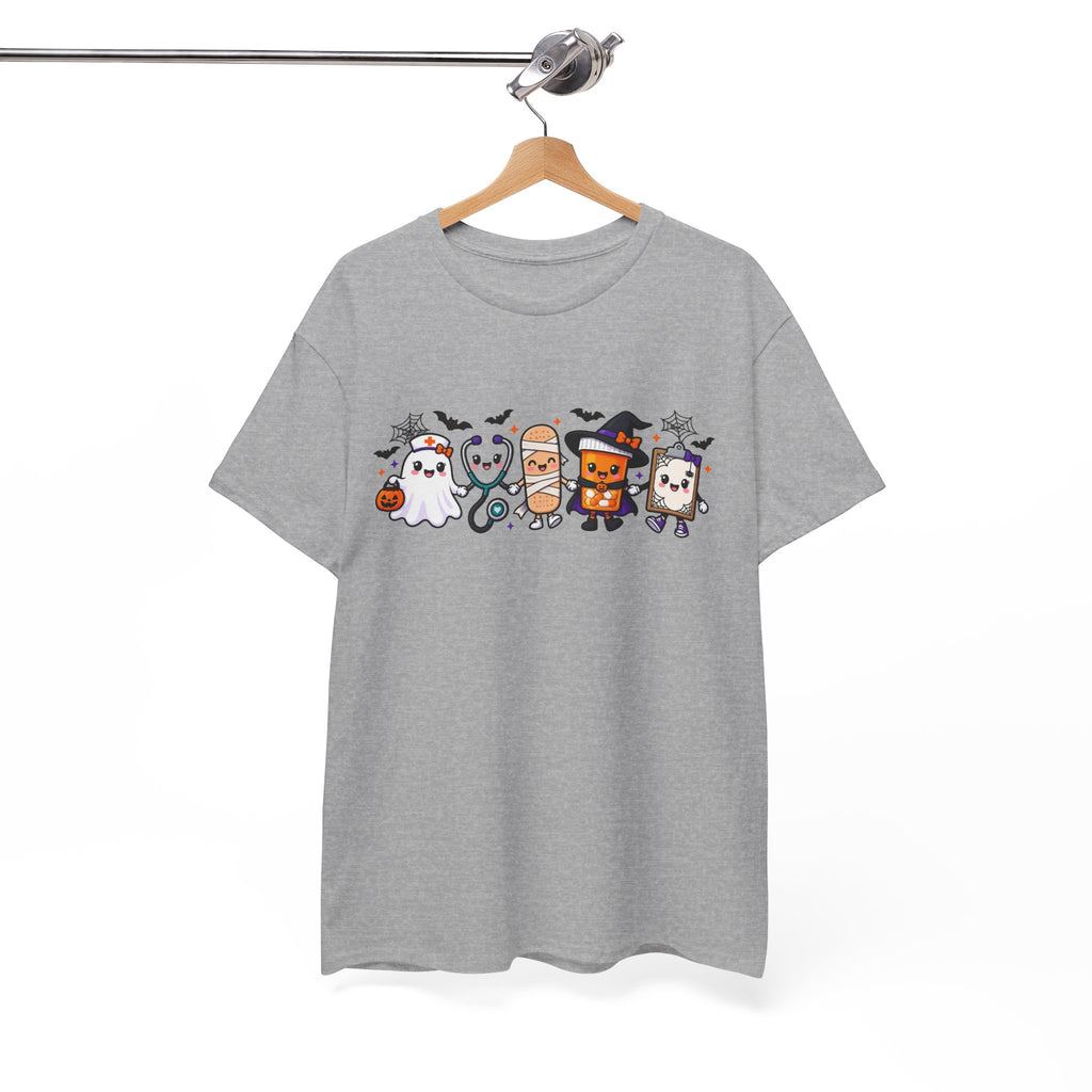 Halloween Candy Characters Tee — Cute Trick-or-Treat Ghosts & Candy Corn Shirt