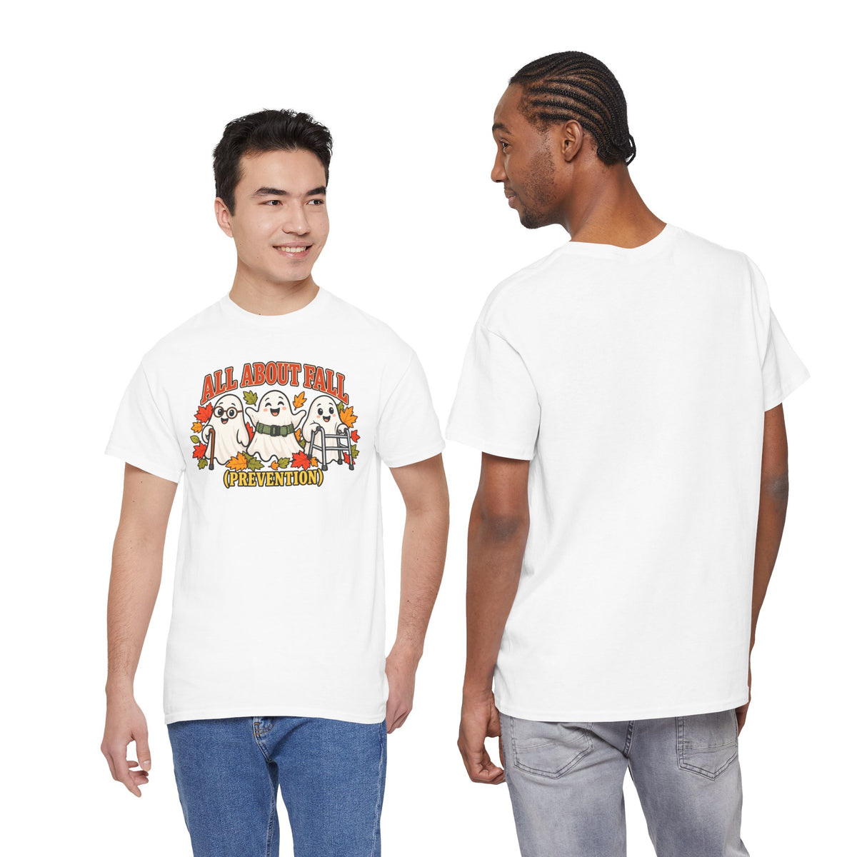 All About Fall (Prevention) Ghost Tee — Cute Halloween Autumn T-Shirt