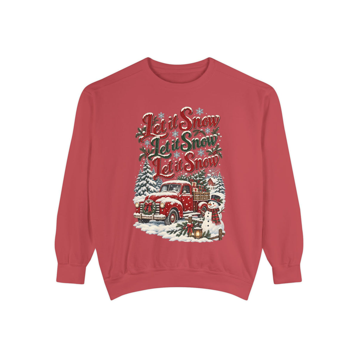 Let It Snow Vintage Truck Sweatshirt