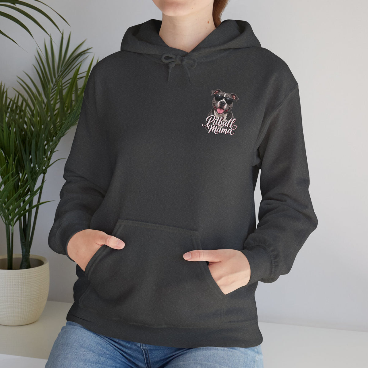 Pitbull Mama Hoodie — Cute Pitbull Dog Mom Pullover