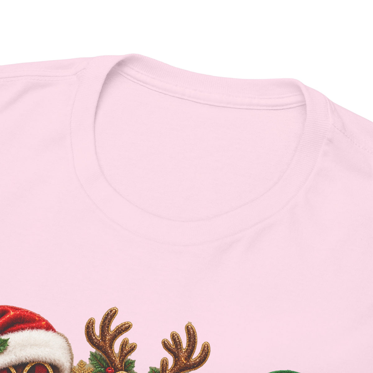 Merry Christmas Paw Prints Holiday Graphic Tee