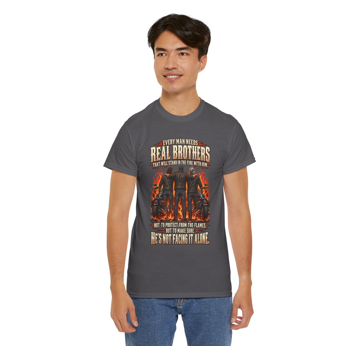 Real Brothers Graphic T-Shirt – Brotherhood and Strength