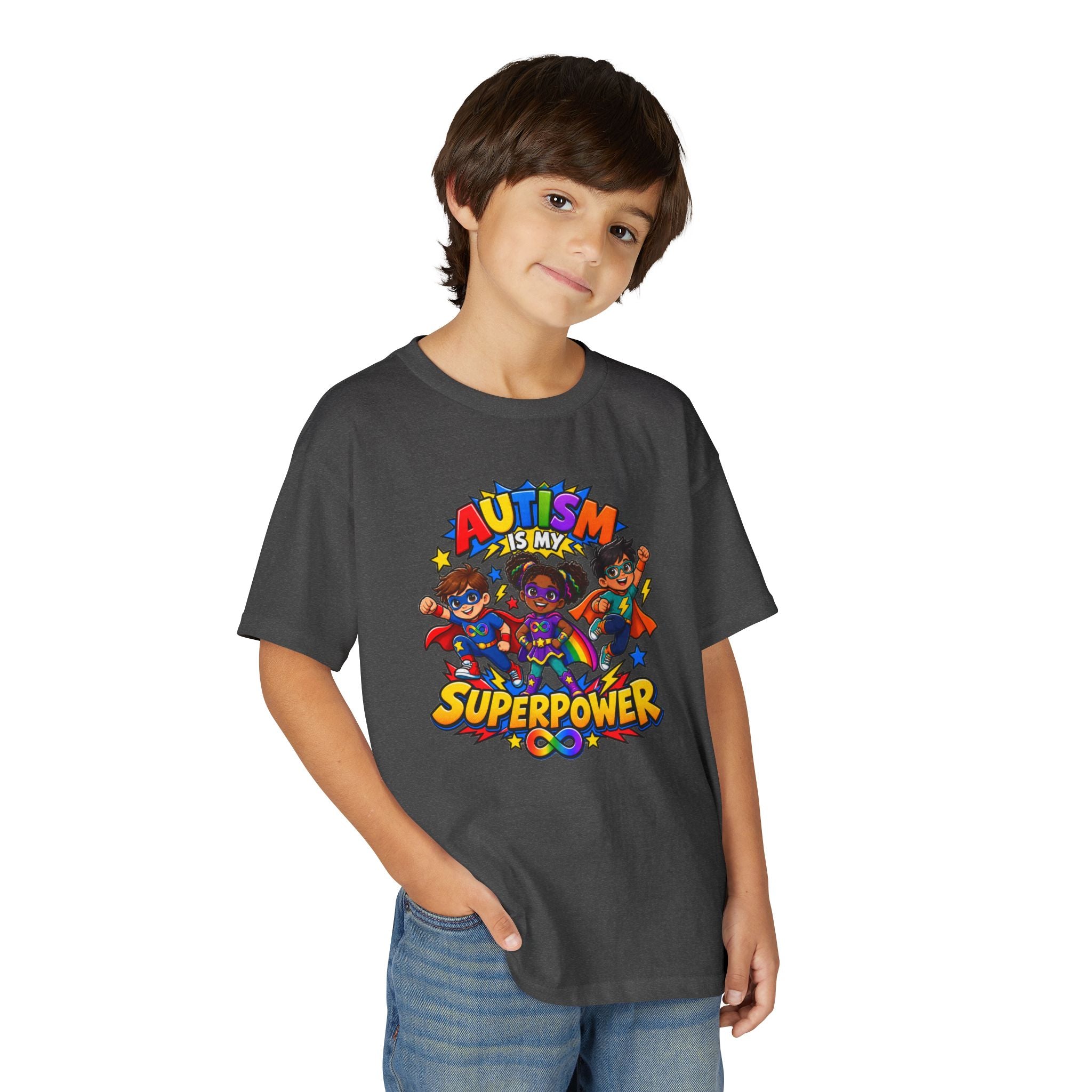 Autism Is My Superpower Youth T-Shirt