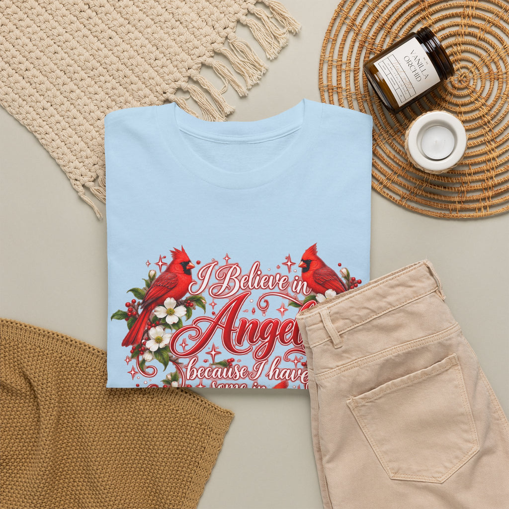 Angels from Heaven Cardinal Christmas T-Shirt