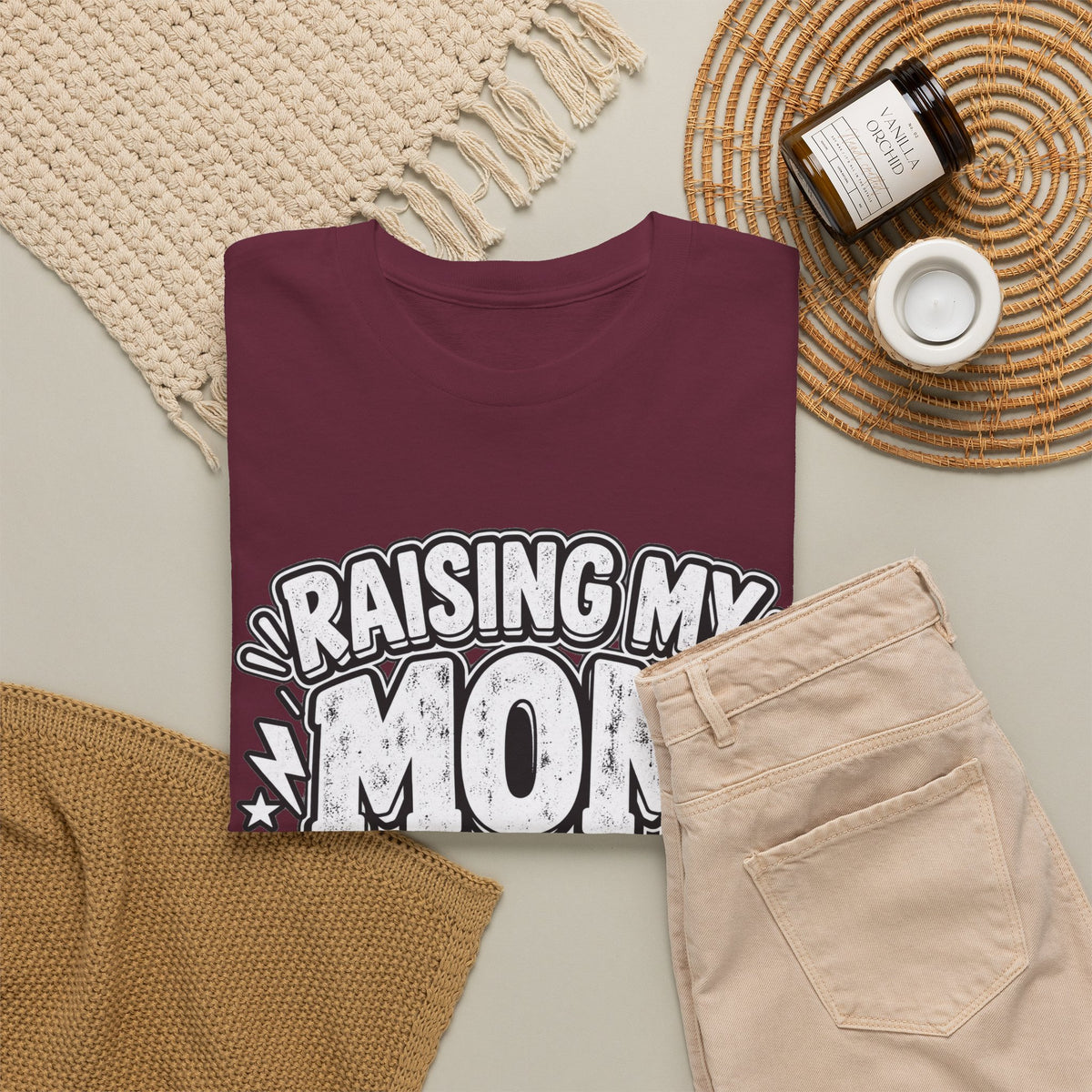 Raising My Mom Is So Hard Tee — Funny Mother-Son Humor Gift