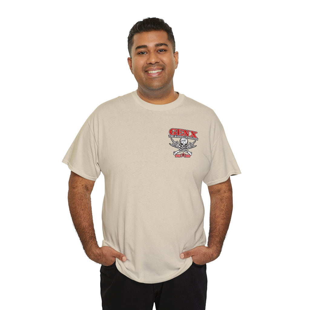 Gen X T‑Shirt — "The Badass Generation" Skull & Crossbones Retro Tee