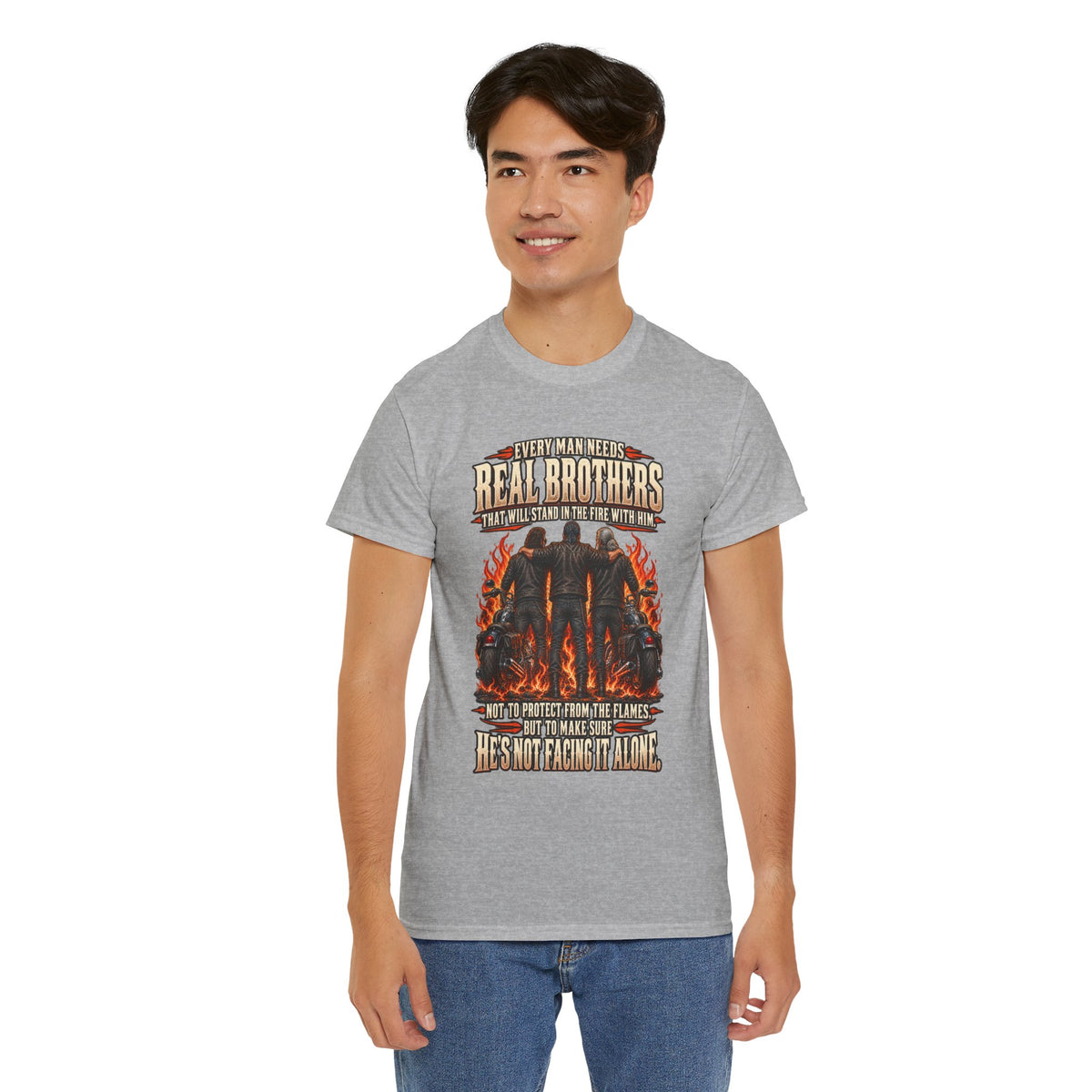 Real Brothers Graphic T-Shirt – Brotherhood and Strength