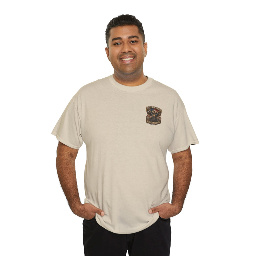 Freedom Rider Motorcycle T‑Shirt — Born to Roam Vintage Biker Tee