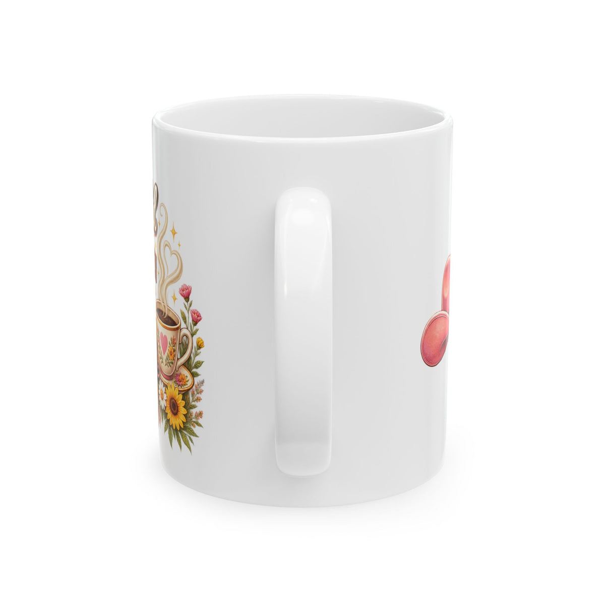 Cowgirl Inspirational Ceramic Mug – “Tumble Out and I Stumble Back” Floral Cowboy Boots Coffee Cup