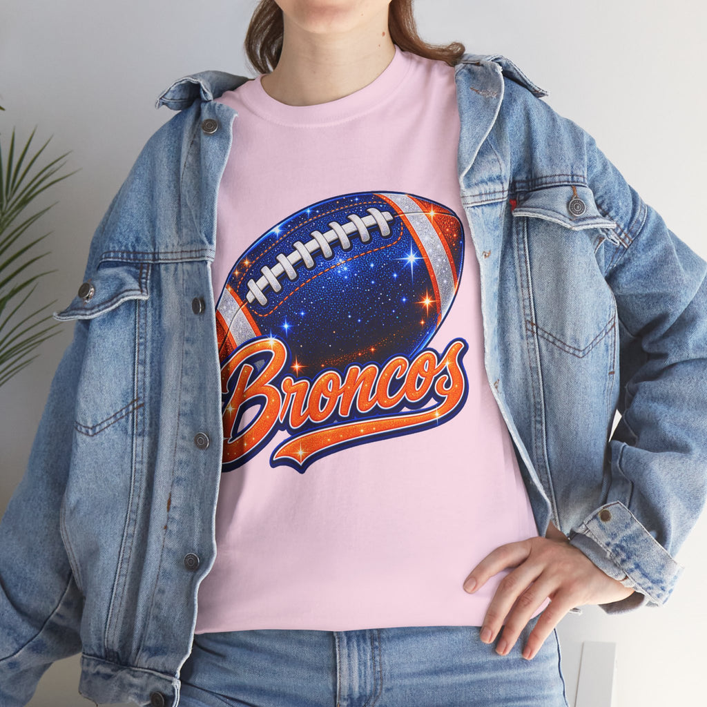 Broncos Football T-Shirt — Galaxy Football Graphic Tee