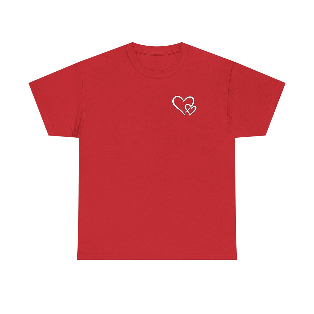 Inspirational Heart T-Shirt – "To the Person Behind Me: You Are Amazing, Beautiful and Enough" Motivational Tee