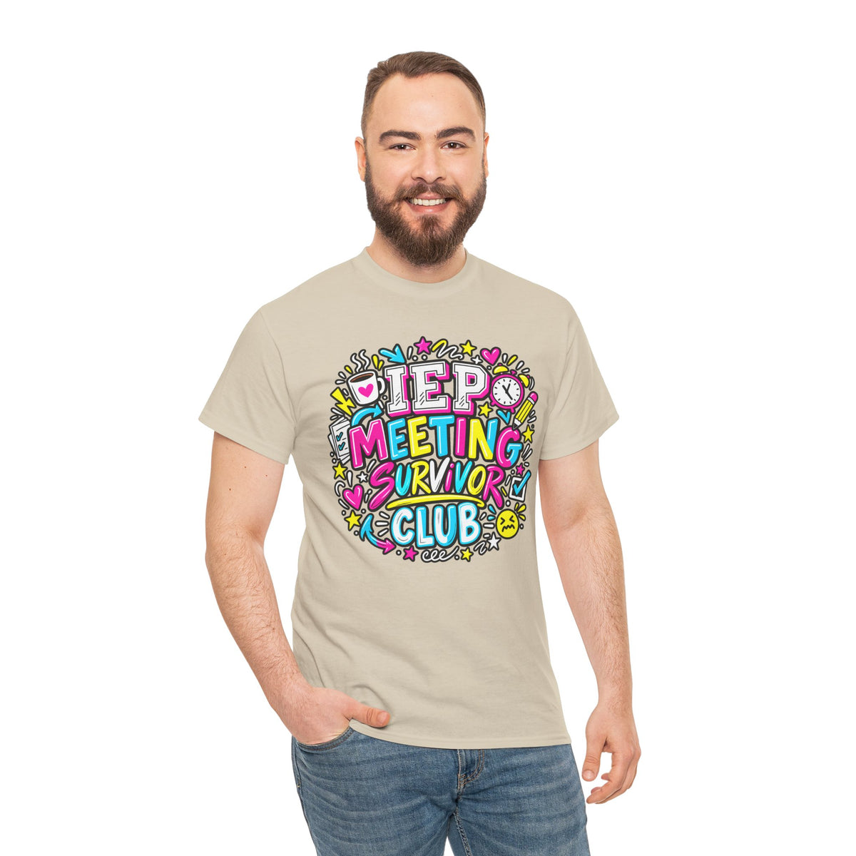 Video Meeting Survivor Club T-Shirt — Funny Remote Work Tee