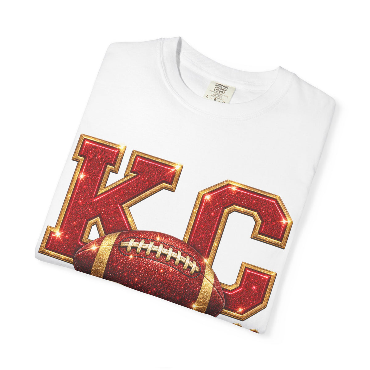 KC Football T-Shirt — Vintage Marquee Logo Tee for Kansas City Fans