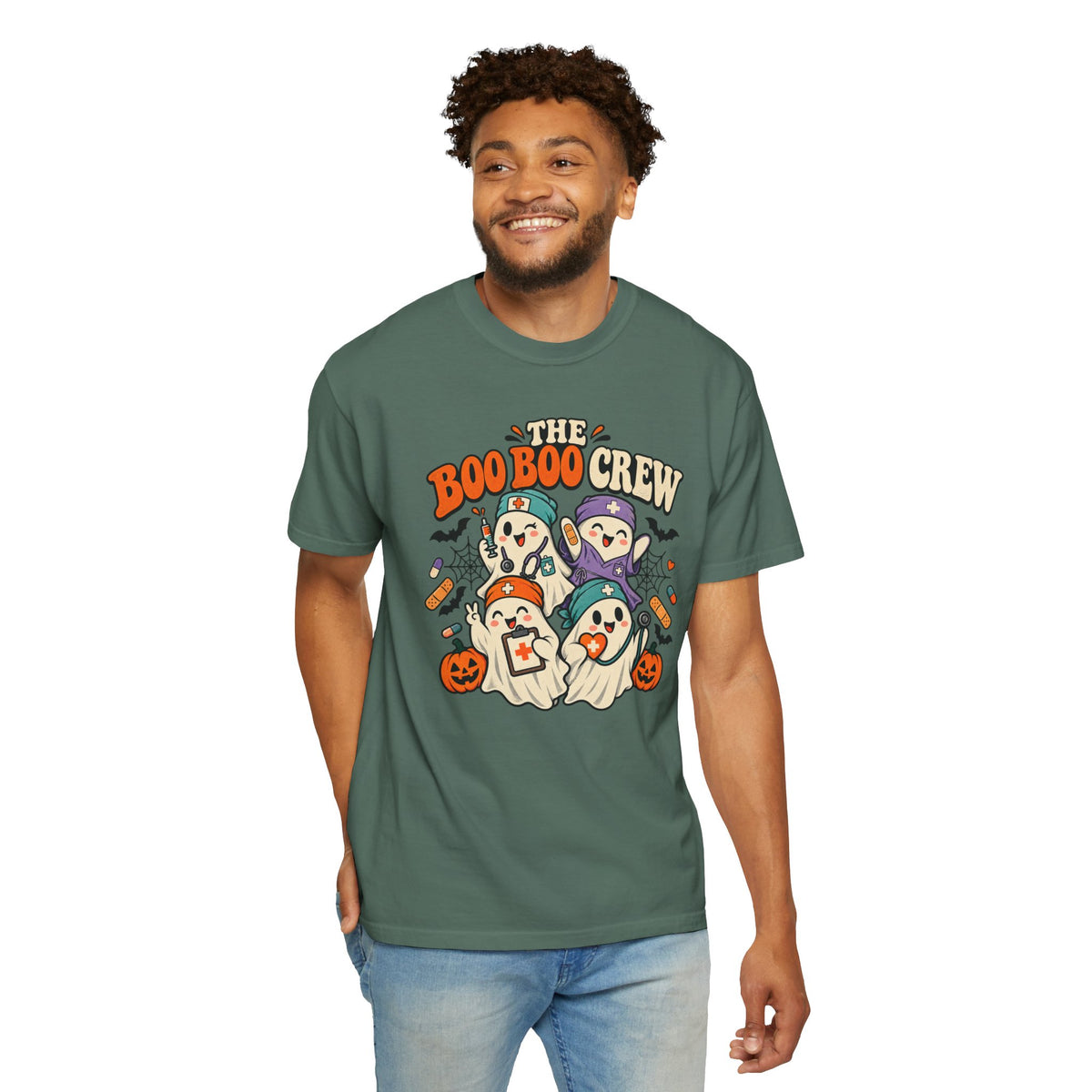 Halloween 'The Boo Boo Crew' Graphic T-Shirt