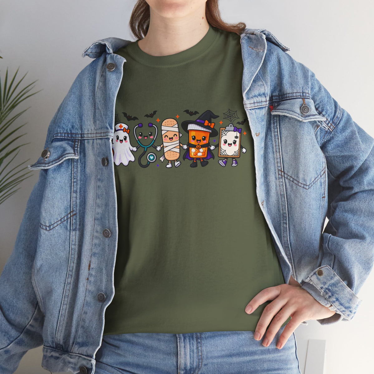 Halloween Candy Characters Tee — Cute Trick-or-Treat Ghosts & Candy Corn Shirt