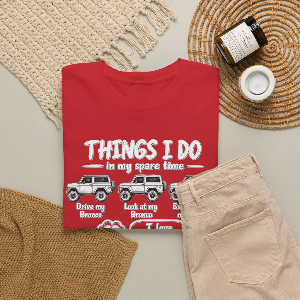 T‑Shirt — "Things I Do in My Spare Time" Jeep Lover Graphic Tee