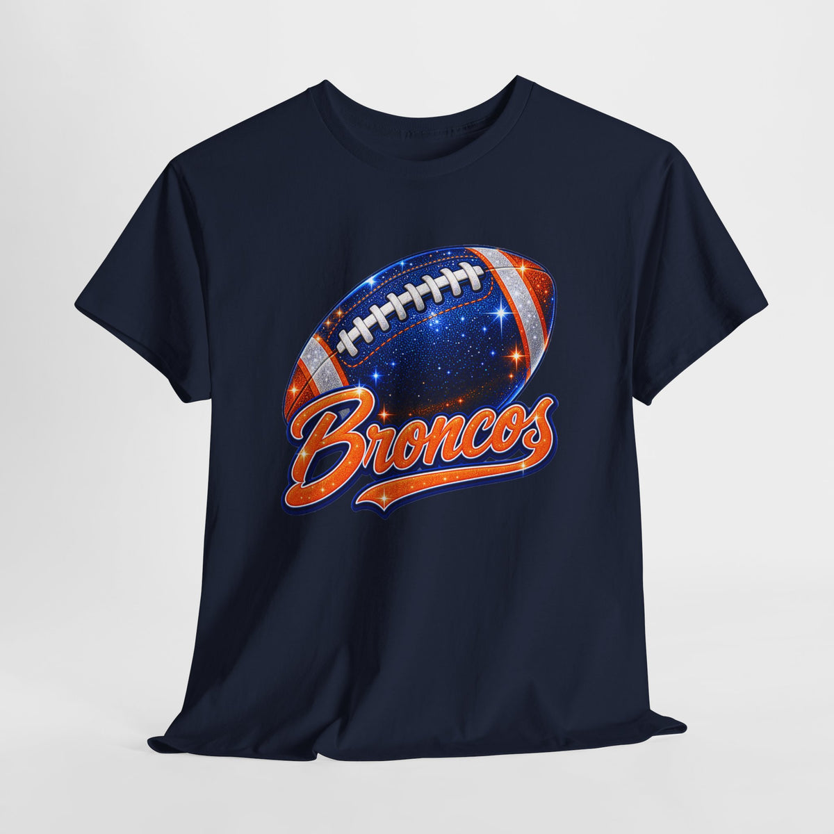 Broncos Football T-Shirt — Galaxy Football Graphic Tee