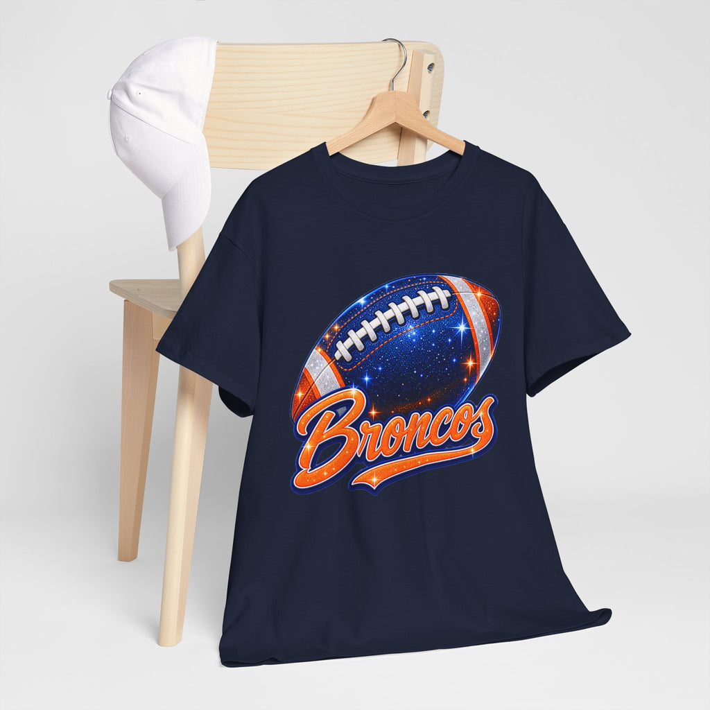 Broncos Football T-Shirt — Galaxy Football Graphic Tee