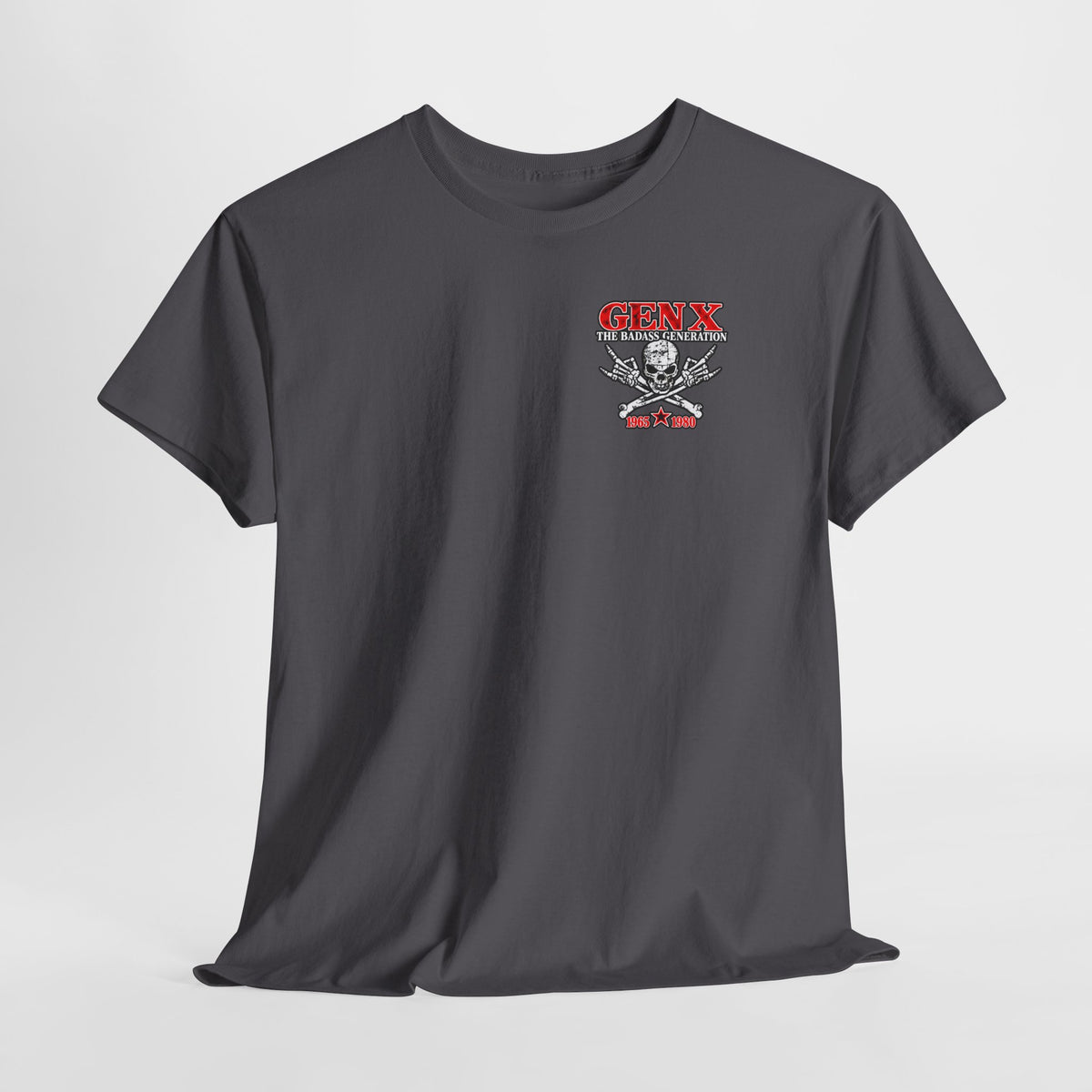 Gen X T‑Shirt — "The Badass Generation" Skull & Crossbones Retro Tee