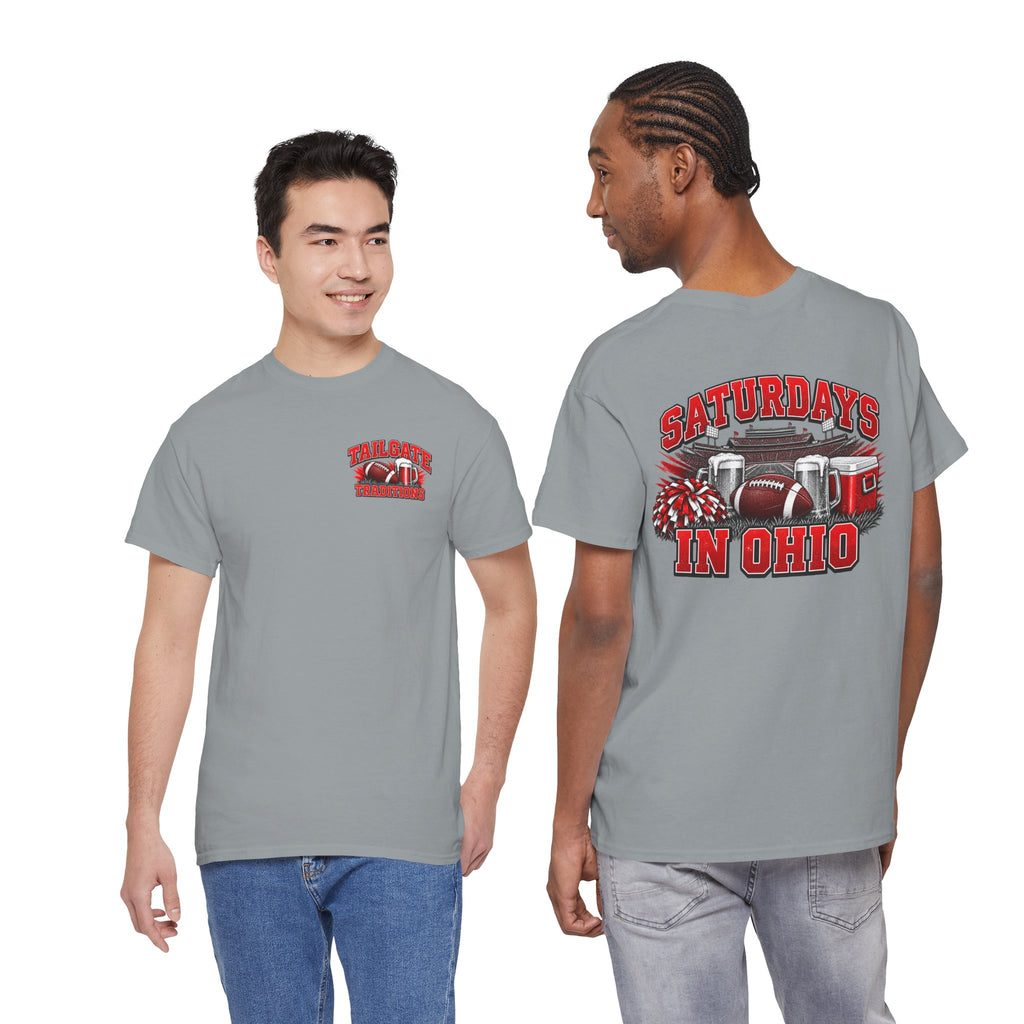 T-Shirt — Saturdays in Ohio Football & Tailgate Tee