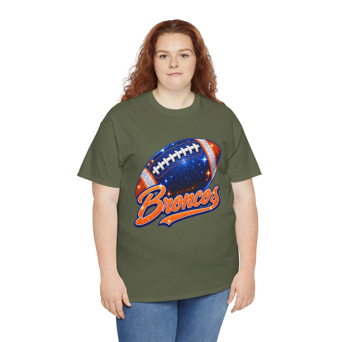 Broncos Football T-Shirt — Galaxy Football Graphic Tee