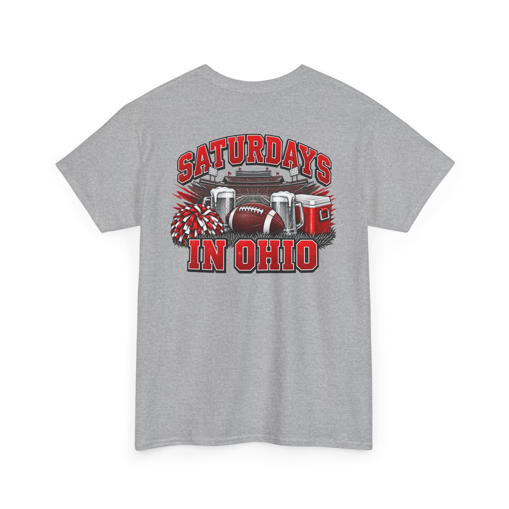 T-Shirt — Saturdays in Ohio Football & Tailgate Tee