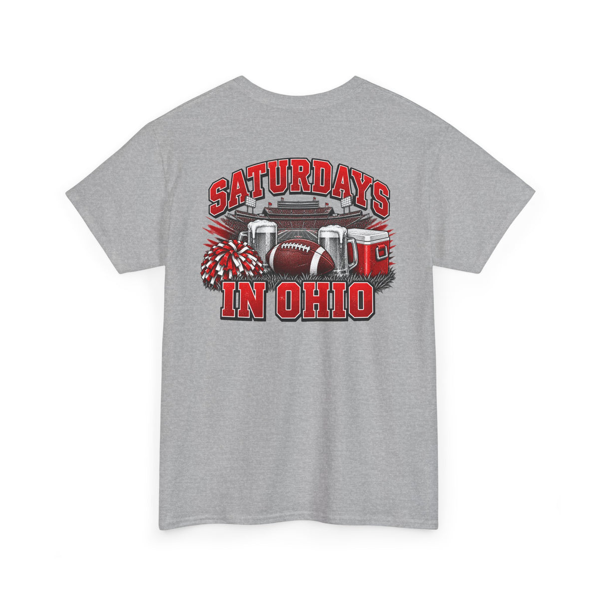 T-Shirt — Saturdays in Ohio Football & Tailgate Tee