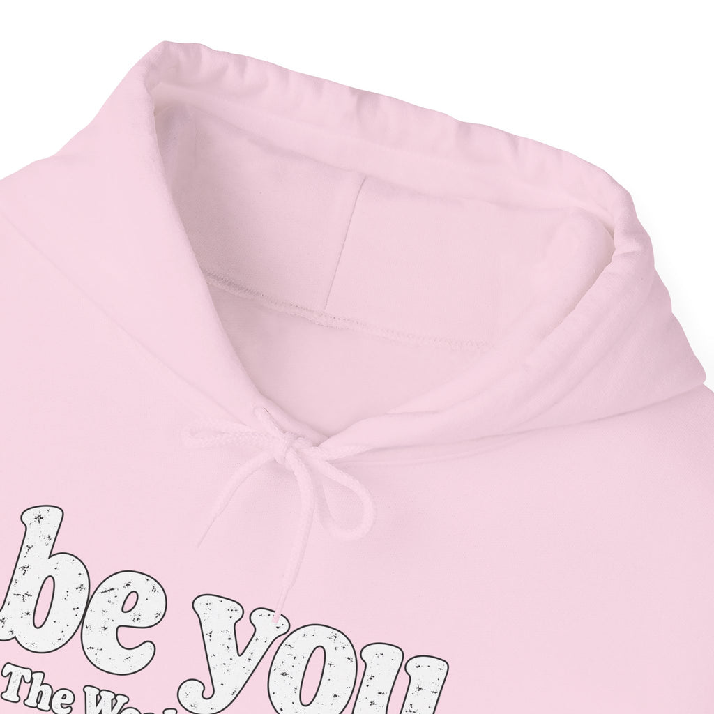 “Hey You, The World Will Adjust” Inspirational Hoodie