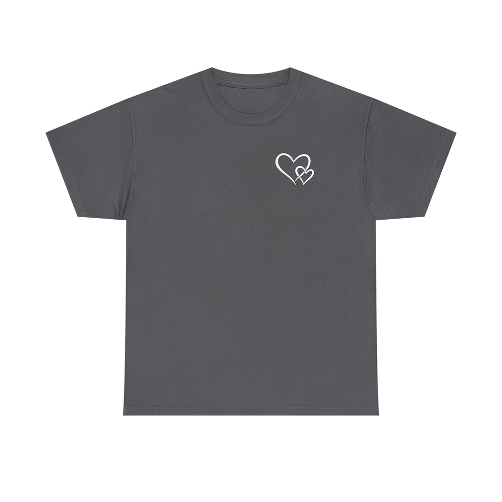 Inspirational Heart T-Shirt – "To the Person Behind Me: You Are Amazing, Beautiful and Enough" Motivational Tee