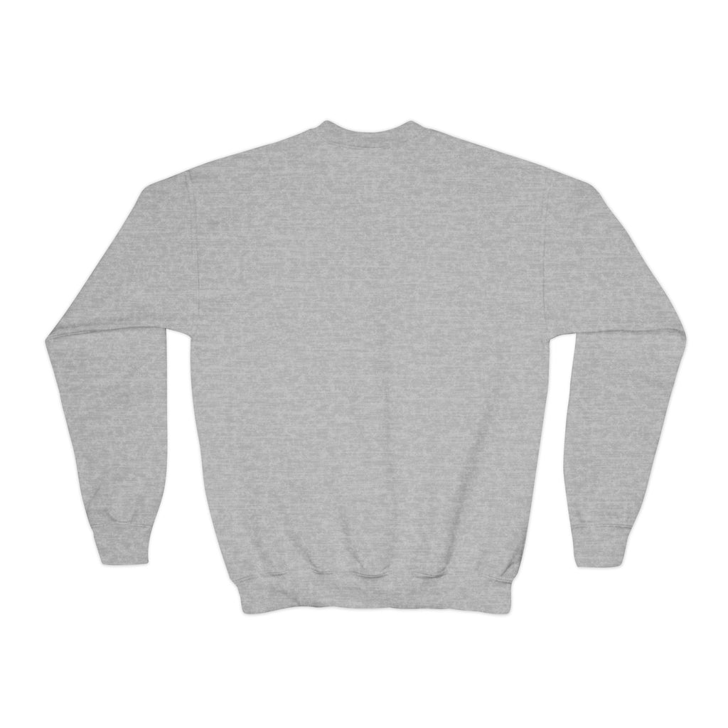 Youth Crewneck Sweatshirt — Cute Smiley "Stay Sweet" Graphic, Kids Cozy Pullover