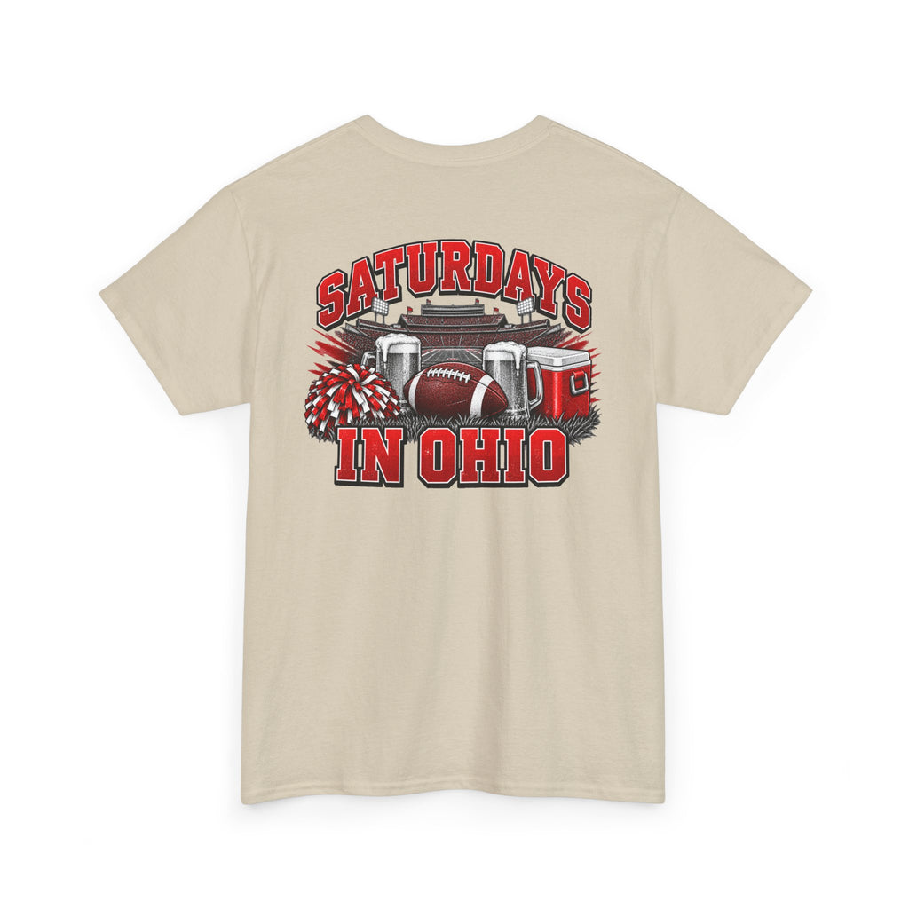 T-Shirt — Saturdays in Ohio Football & Tailgate Tee