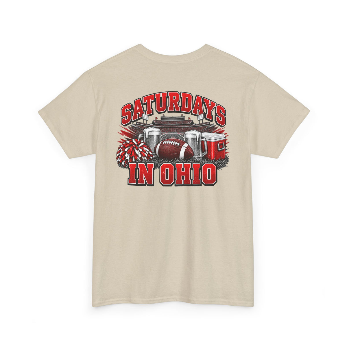 T-Shirt — Saturdays in Ohio Football & Tailgate Tee