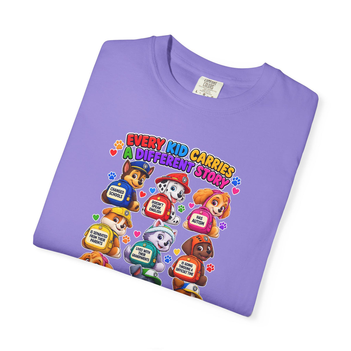 Be Kind Every Kid Carries Inspirational T-Shirt