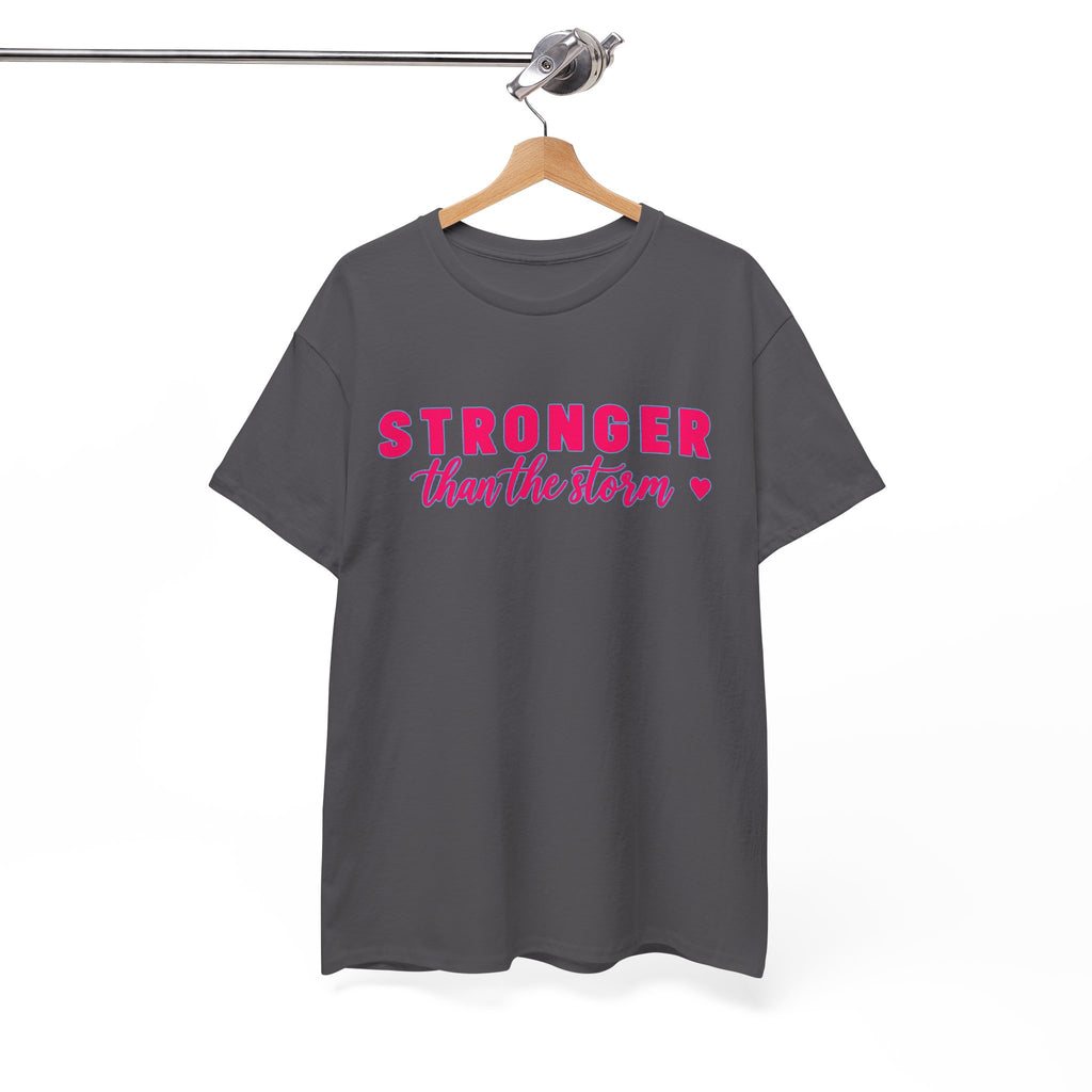 Stronger Than the Storm Tee - Inspirational Women's Resilience T-Shirt
