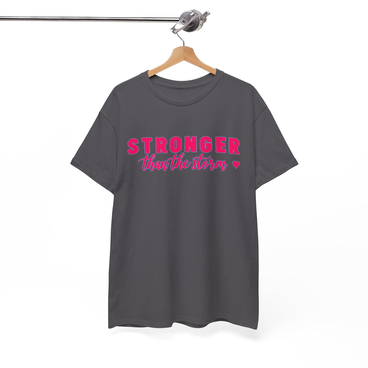 Stronger Than the Storm Tee - Inspirational Women's Resilience T-Shirt