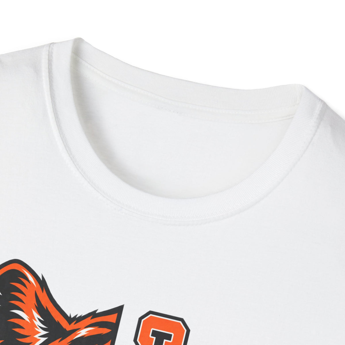 Cincinnati Tiger Head Vertical Graphic T-Shirt