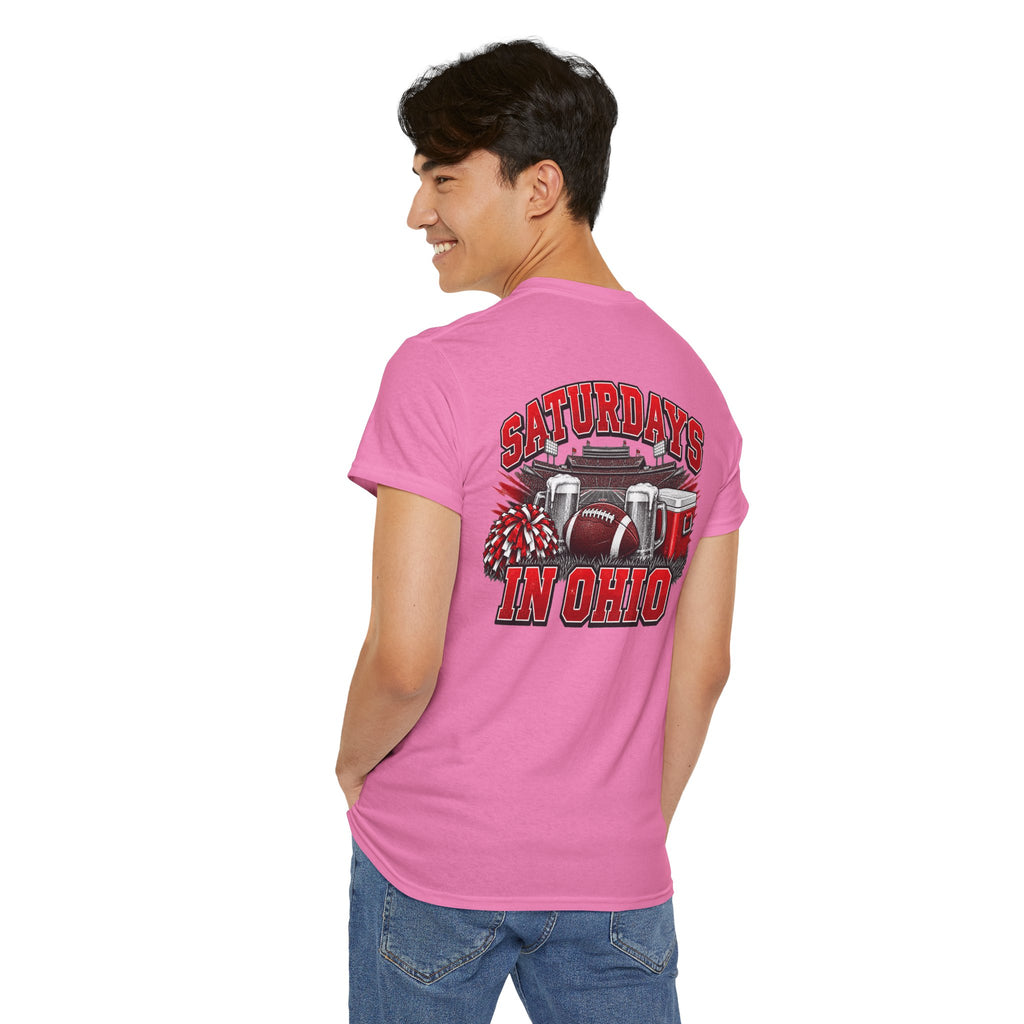T-Shirt — Saturdays in Ohio Football & Tailgate Tee