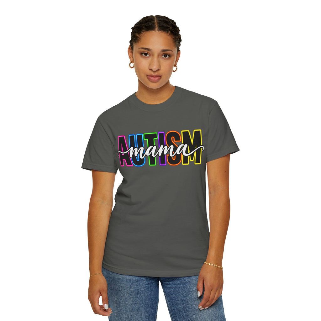 Autism Mama T-Shirt — Colorful Pride Support Tee for Moms
