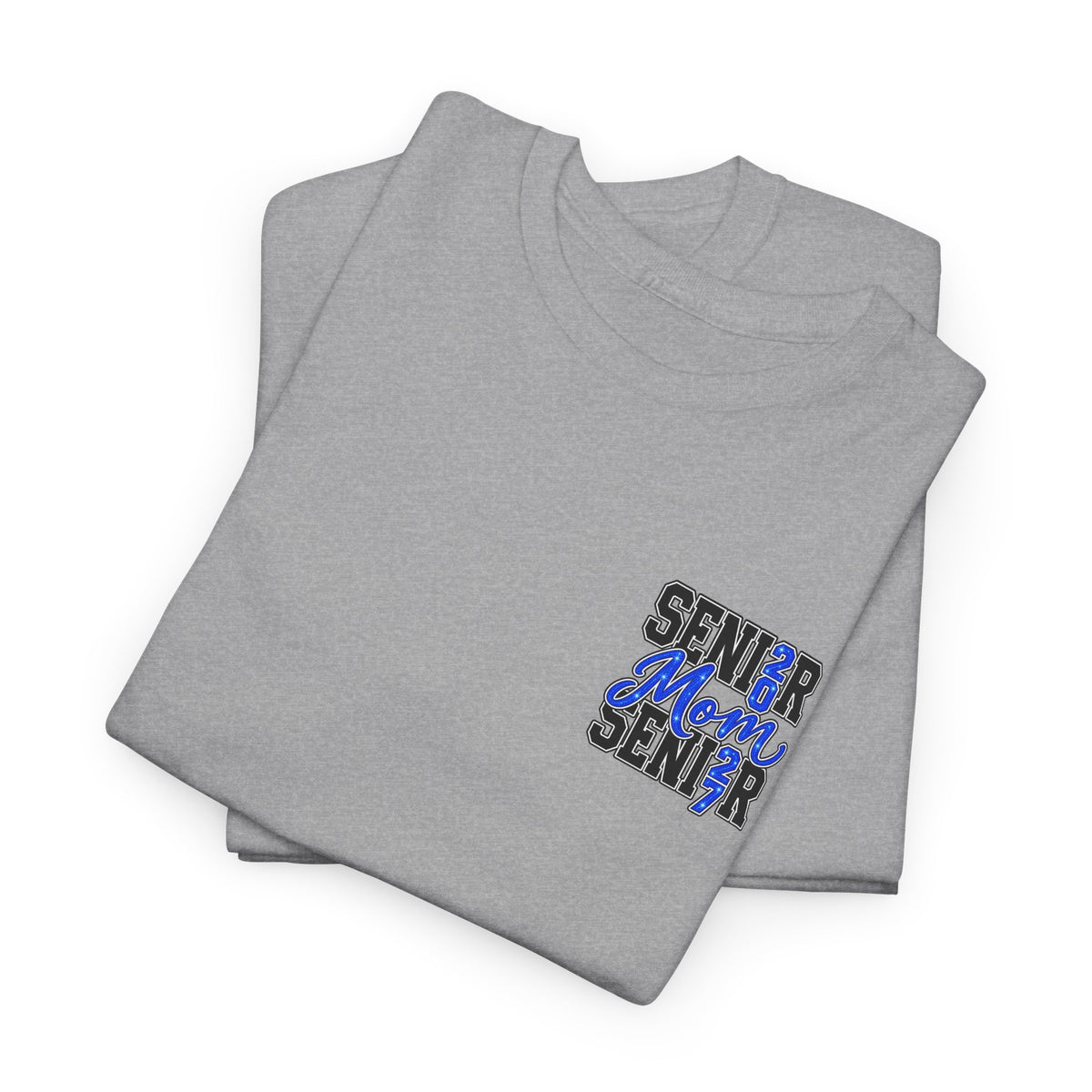 Senior Mom 2027 T-Shirt — Back Print Proud Senior Parent Tee