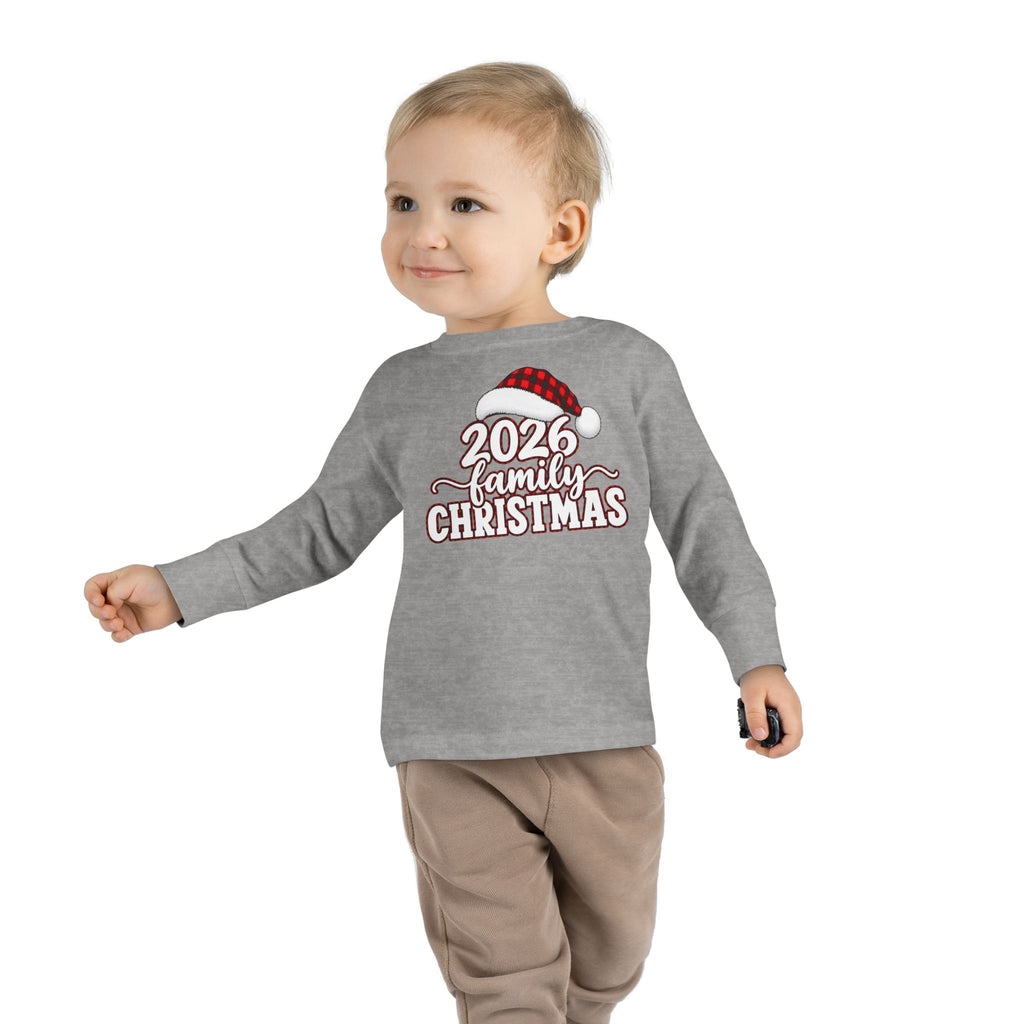 2026 Family Christmas Toddler Long Sleeve Tee