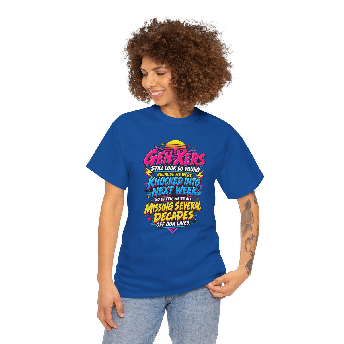 Gen Xers Retro Graphic Tee — “Still Look So Young… Missing Several Decades”