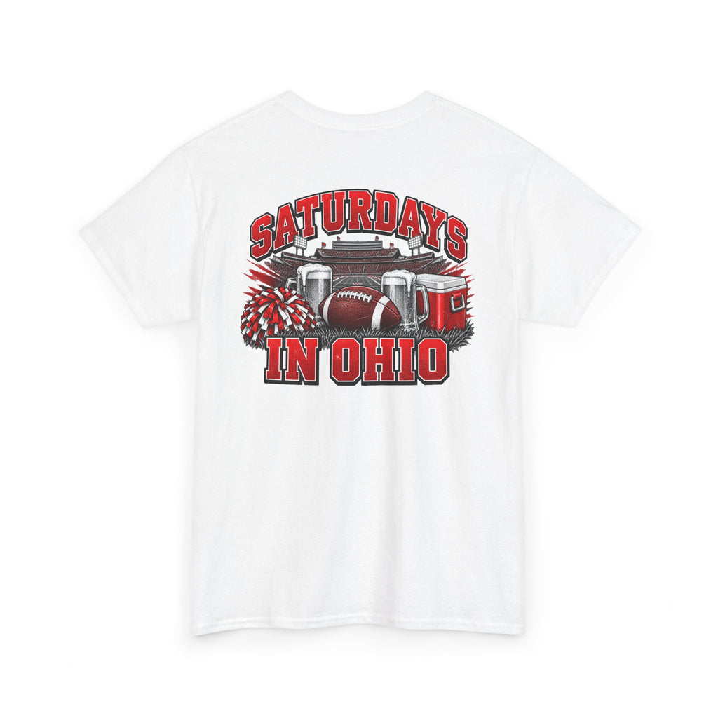 T-Shirt — Saturdays in Ohio Football & Tailgate Tee